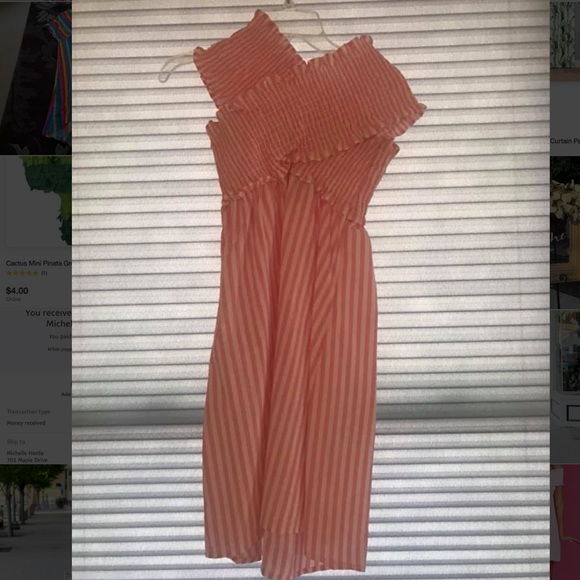 SMYM Skipper Stripe- Mandy Smocked Dress - Picture 4 of 6